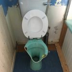 Toilet Before Replacement - AG Heating & Plumbing