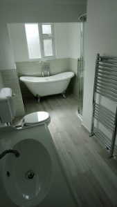Full Bathroom Installation - Rads, Sink, Toilet, Shower and Bath