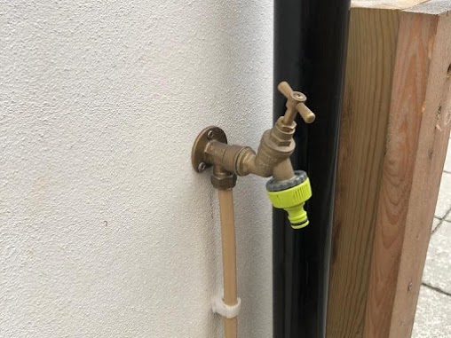 Fitting an outside Water Tap