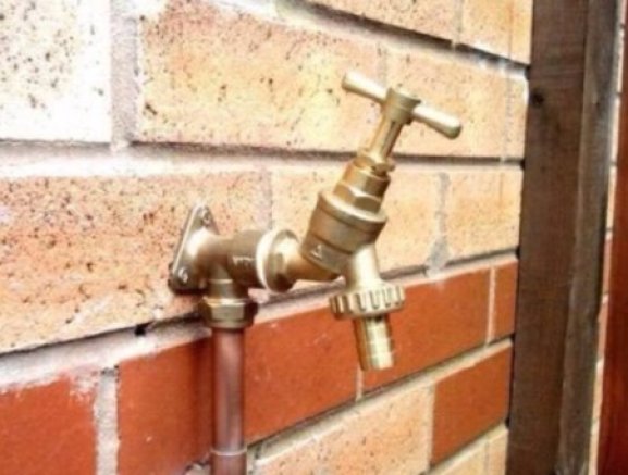 outside tap install